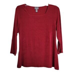 Chico's Square Neck Women's Top Long Sleeve - Travelers By Chico's Size 1
